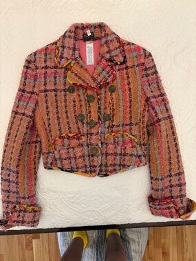 Vintage Bazar Christian Lacroix Tweed Jacket - Size 40